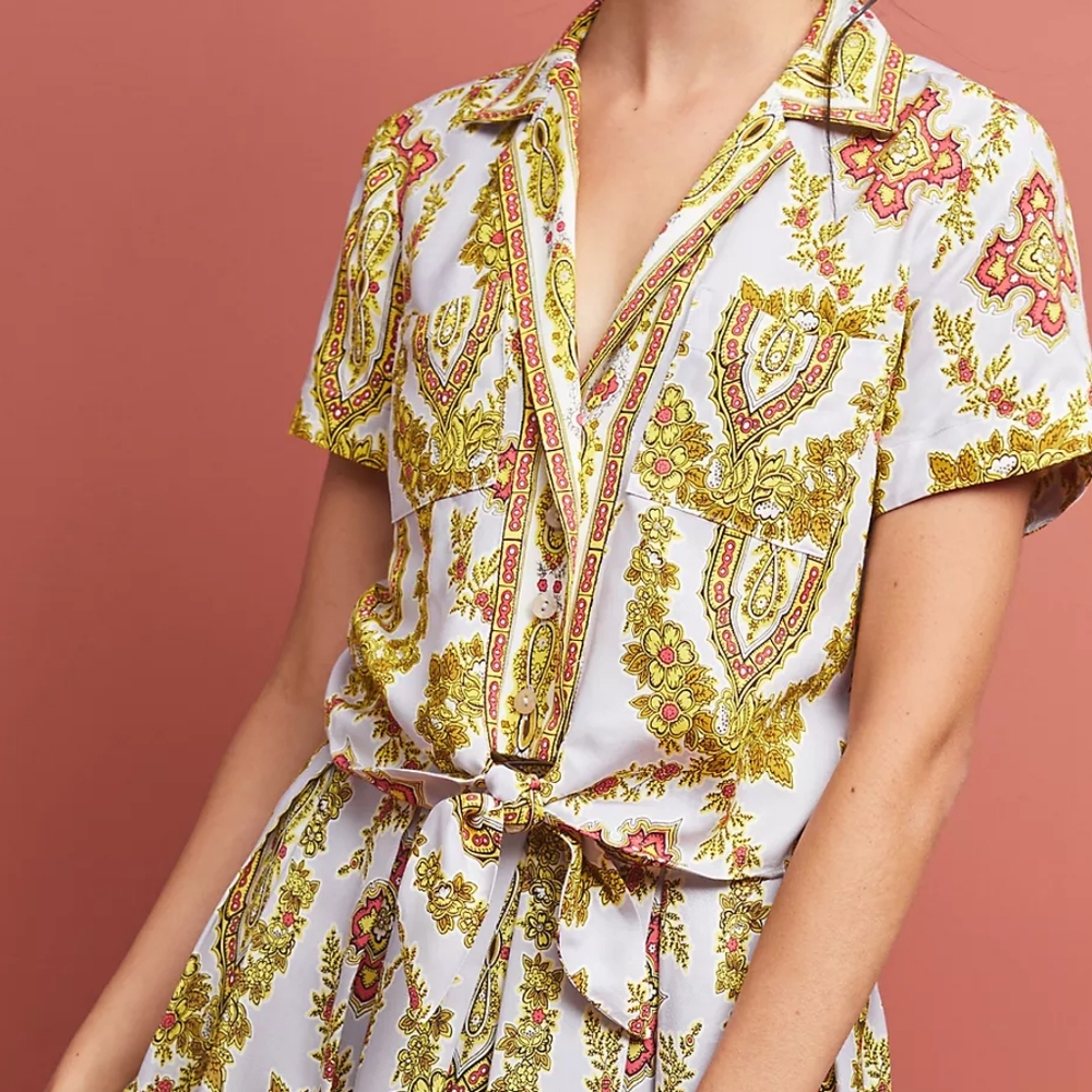 Anthropologie Echarpe blouse - Picture 2 of 12